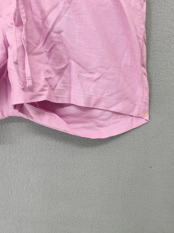 GAP Maternity Shorts Womens Large Linen Blend Casual Pockets Lightweight Summer - Image 4 of 4