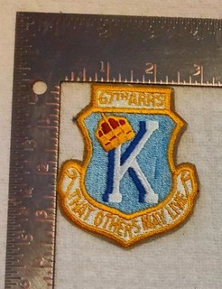 USAF 67th Air Rescue & Recovery Squadron "K" w/Crown "That Others May Live"