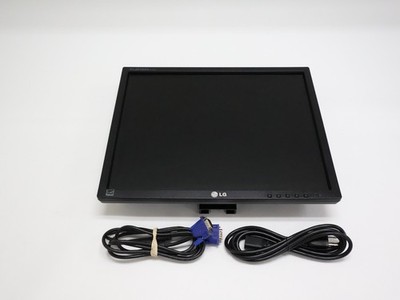 LG Flatron E1910T-BN 19'' LED LCD Monitor VGA DVI Tested - No Stand