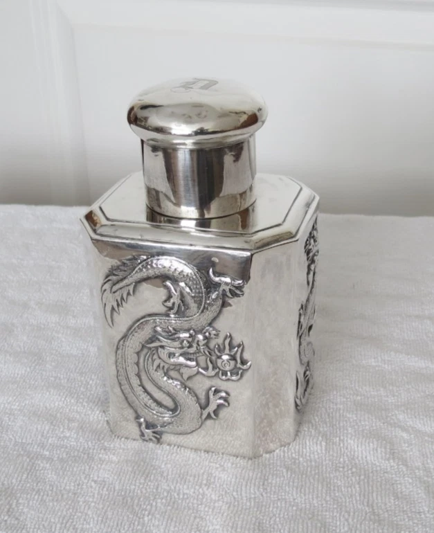 中国　銀製硯　烏銀　古董品？！ 古董美国纯银贝利银行和中间穿孔厨房盘子538G | eBay