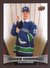 2018-19 Upper Deck Hockey Rookie Commence Insert #RC-EP Elias Pettersson