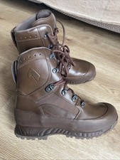 Haix Brown Leather Winter combat boots Uk 9M