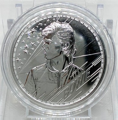 2021 COIN  1 OUNCE  PURE 999 SILVER DAVID BOWIE GREAT BRITAIN MUSIC ICON LEGEND
