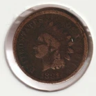 US Rare Old West 1881 Indian Head Penny Coin American Collection Shield Cent USA