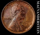 1910 Lincoln Wheat Cent - Scarce  Extra Fine  Better Date  No Reserve  #L4467
