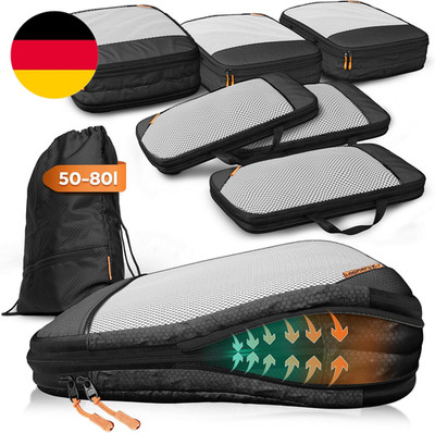 Compression Packing Cubes Set Für Mehr Platz Im Koffer & Backpack - Packwürfel P