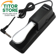 Sustain Pedal for Keyboard Universal, Premium Sustain Pedal, Piano Pedal for Key