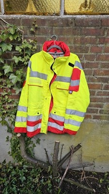 GSG Fusion Rettungsdienst Jacke Gelb/Rot 54/56 L GoreTex