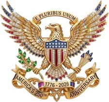 USA 250th Anniversary Brosche Anstecknadel,250th Anniversary Metall Anstecknadel