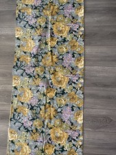 Fabric Light Duck Canvas Material 42x60 Floral Bright Print