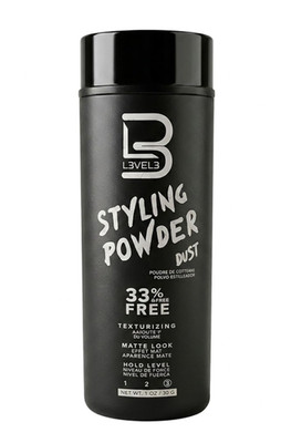 Level3 Styling Powder Dust 33% More Free Texturizing Hold Level 3 Matte Look 1oz