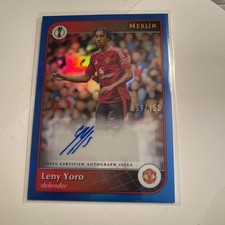 2025 Topps Leny Yoro AUTO /150 Manchester United 🔥⚽️