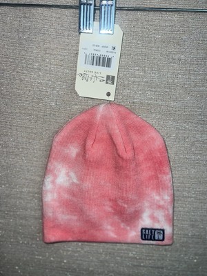 NEW Salt Life Pink Tye Die Cloud Beanie Hat Knit Cap DEADSTOCK