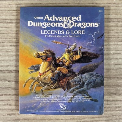 ADVANCED DUNGEONS & DRAGONS 25TH ANNIVERSARY MINI-MANUALS LEGENDS & LORE TSR