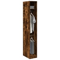 Kleiderschrank RäUchereiche 30X50X200 Cm Hochschrank Holzwerkstoff