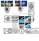 USPS WSE UPU USSR FDC Ceremony Program #C126 Futuristic Transport Air Mail 1989