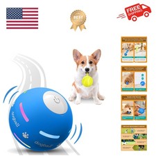 Interactive Dog Toys Dog Ball, Newly Upgraded Durable Motion Activated Autom...