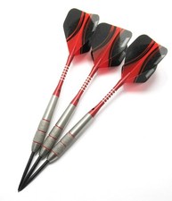 Hi-Tec 12 22g Steel Tip Darts 80 Tungsten Extra Flights, Tool Tracking