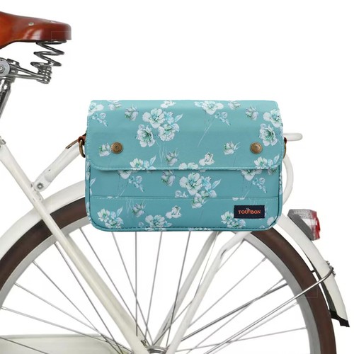 Bike Handlebar Bag with Shoulder Strap, Small Front Bicycle Pouch Storage Pac...