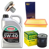 MotoröL Filter Set 5W-40 5 Liter + ÖLablassschraube FüR Citroen Peugeot 1.9 2.0