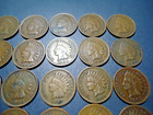 50 coins) LOT#12 NICE mixed 1900's Indian head penny 1C cents NO RESERVE AUCTION — photo 4