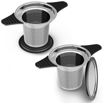 2 Pack Large Tea Strainers & Filters for Loose Tea Single Cup, 304 Stainless
