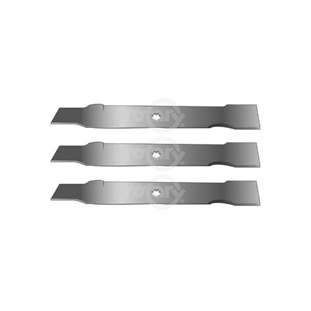 3 Pack Lawn Mower Blades Fits John Deere GX22151 GY20850