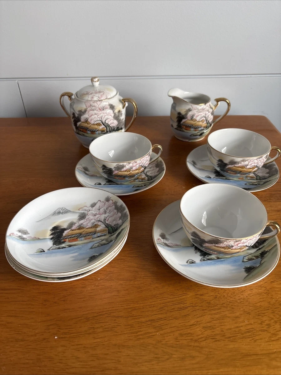 Kutani Tea Set In Collectible Japanese Teapots & Tea Sets (1900