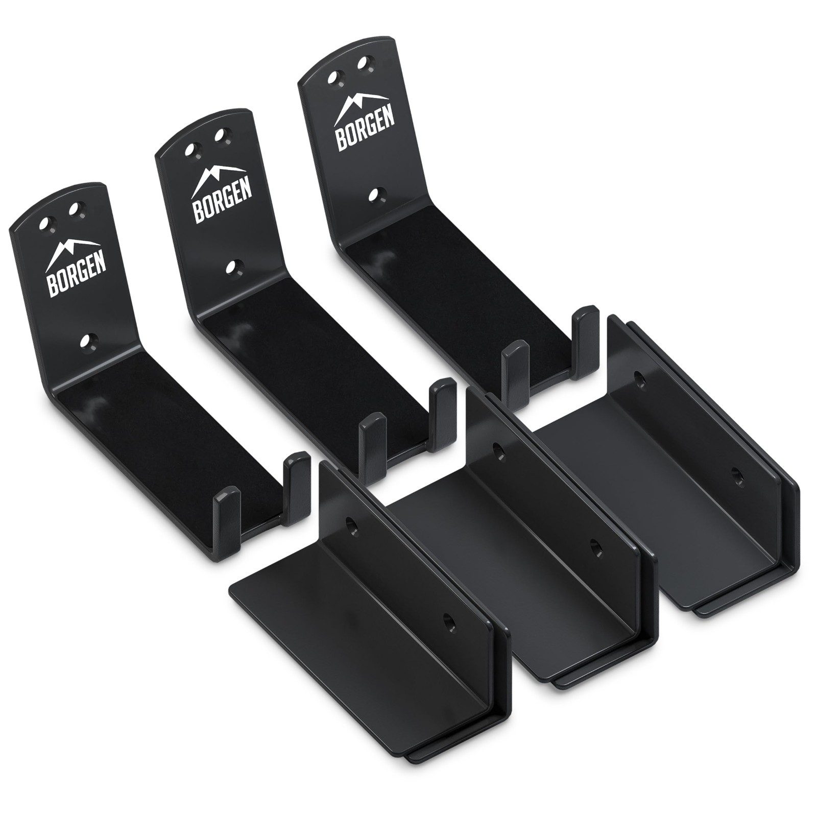 3 Borgen Bike Wall Mount Pedal Hook for E-Bikes, MTB & Road - Wall Mount 🔥  🔥