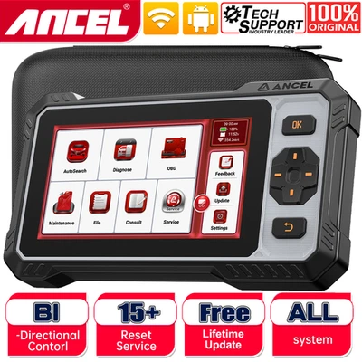 ANCEL FX6100 Car Bi-directional Scanner 15 Resets Diagnostic Tool