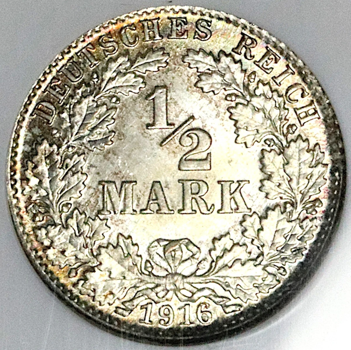 【NGC MS64】1916-Dドイツ帝国 1/2マルク銀貨 完全未使用級626 Silver 1916 Year German Coins for sale | eBay