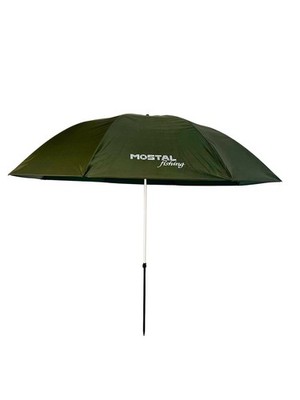 Mostal Schirm 250cm mit Fieberglasgestänge Anglerschirm Wasserdicht Campingschir