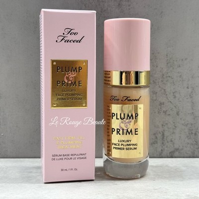 Too Faced Plump & Prime Luxury Face Plumping Primer Serum - Full Size 1oz 30ml