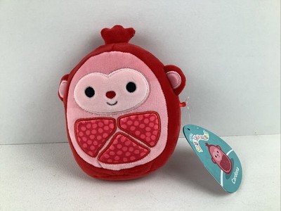Squishmallows Cardona Pomegranate Red Monkey Jazwares 6 Inches