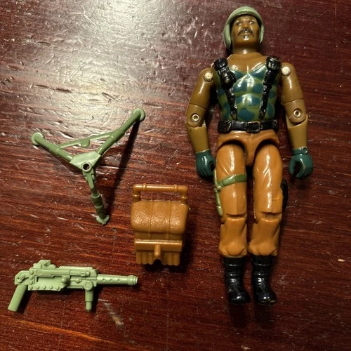 Vintage GI Joe Roadblock Action Figure Complete 1984 ARAH (Gun broken)