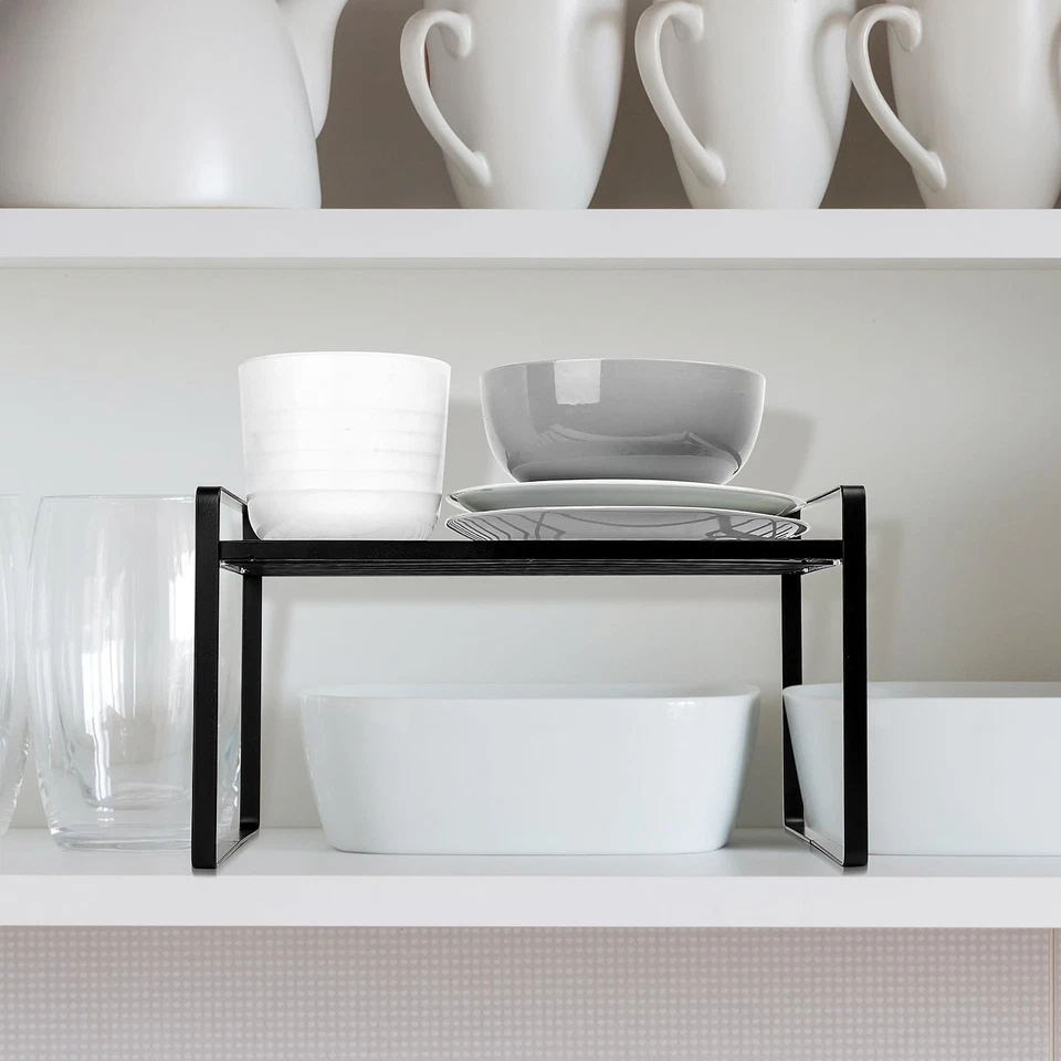 Étagère de Rangement Placard Cuisine, Inserts Étagère de Cuisine en Métal, Or... - Photo 4/4