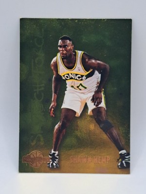 1994-95 Skybox #SF10 Shawn Kemp ''SkyTech Force'' Insert Basketball Card ~ Sonics