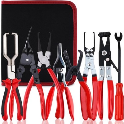 8Pcs Automotive Electrical Disconnect Pliers Set Sensor & Fuel Line Removal Tool