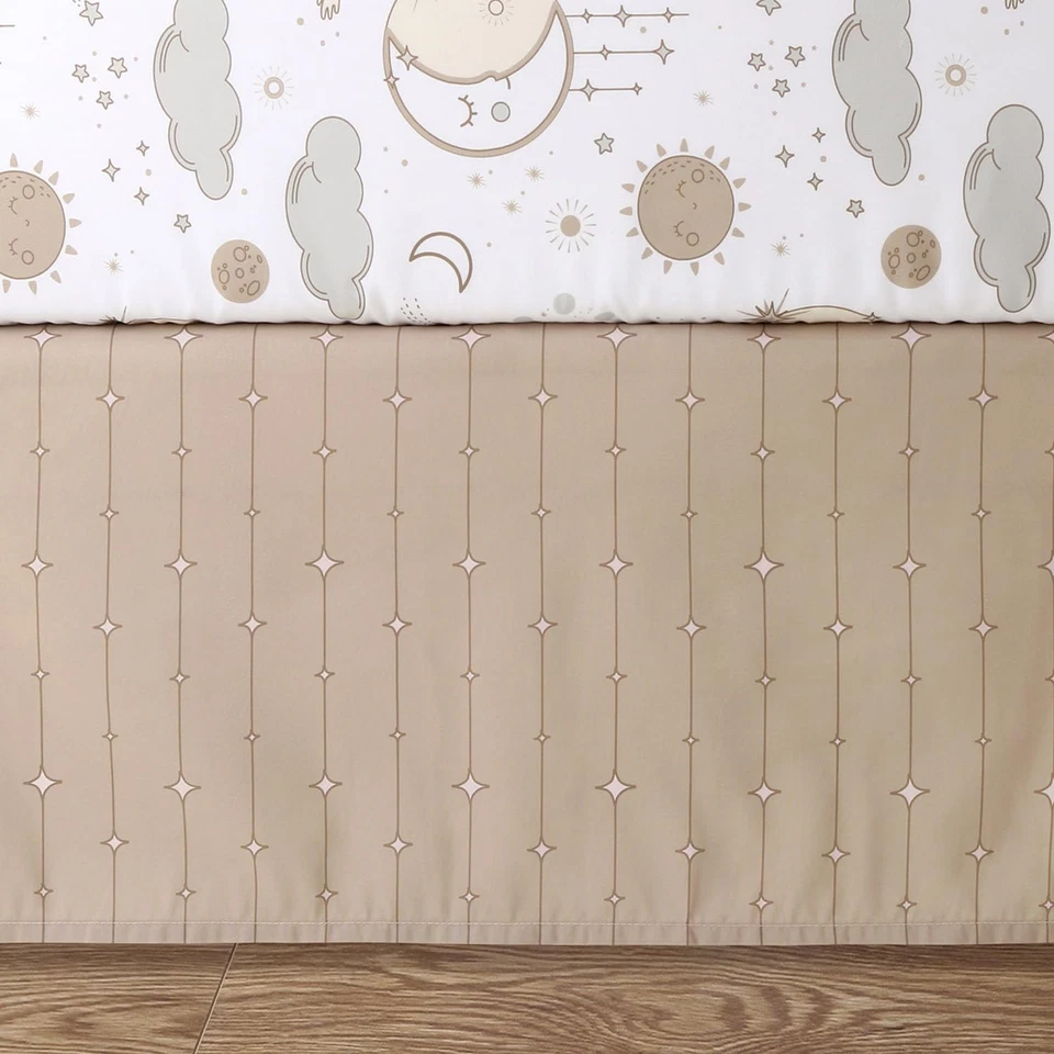 Juego de cama de cuna de bebé de 5 piezas para niños y niñas - recién nacido, bebé y guardería... Foto 4 de 4