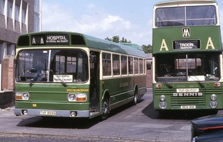 Orig Colour slide West Midlands PTE Leyland National TVP859S AA Buses