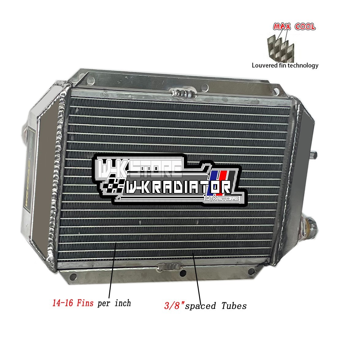 OEM 39060-1164 All Aluminum Radiator for 1995-2006 97 Kawasaki Vulcan 800 VN 400