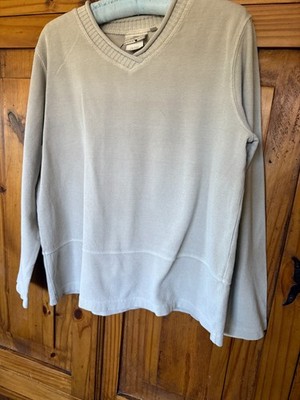Hot Cotton Marc Ware Tan Heavy Cotton Knit Long Sleeve Top Size M