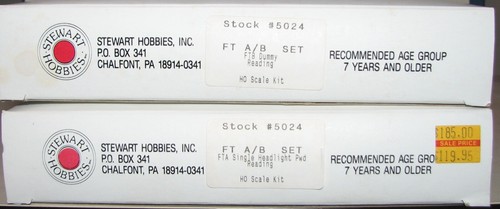 Stewart Reading EMD FT A/B Set #5024 - Ho Scale - RDG - Picture 3 of 7
