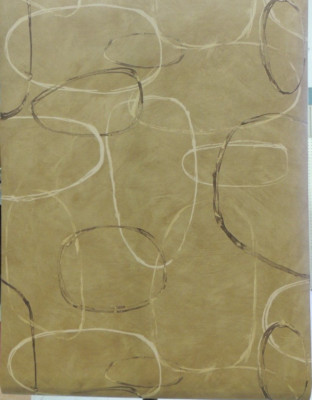 MULTI TONAL BROWN MODERN GEOMETRIC PREPASTED WALLPAPER # YL70603