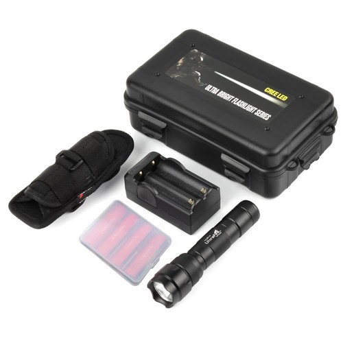 ULTRAFIRE LED Flashlight with Holster,WF-502B 1000Lumen Single Mode Mini Flas... - Picture 6 of 9
