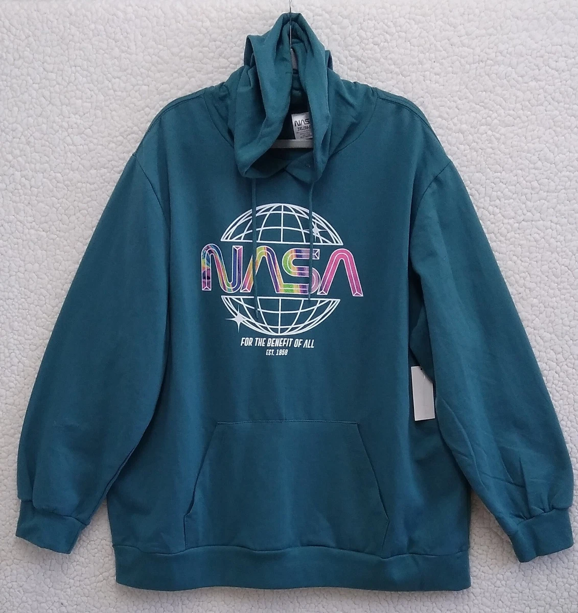 Nasa top hoodie blue