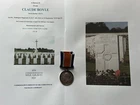 WW1 Medal Boyle Wellington Regiment NZEF KIA Casualty Somme 1st Tanks Upper Hutt
