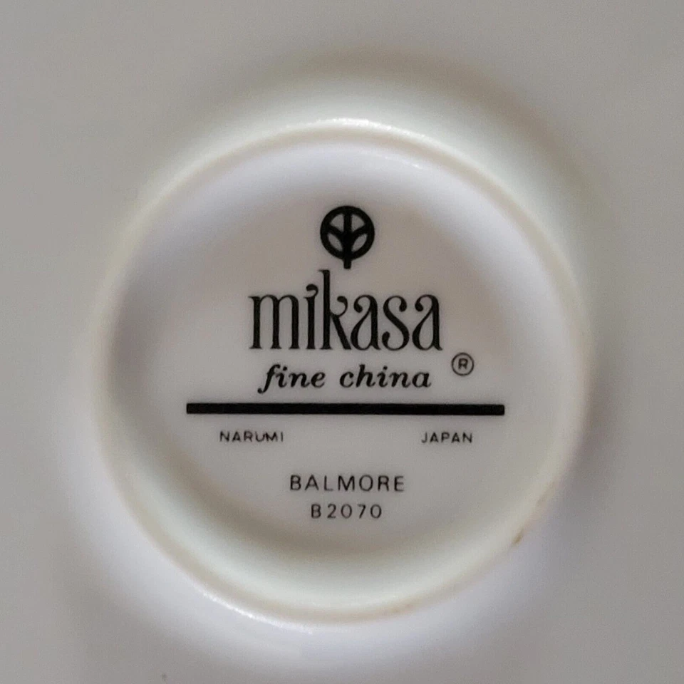 Mikasa Balmore B2070 Chop/Serving Platter - Embossed Doves/Floral/Foliage on rim - Image 4 of 4