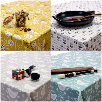 PVC Wachstuch Abwischbare Tischdecke Baumwolle Tischdecke Designs Rund Rechteckig
