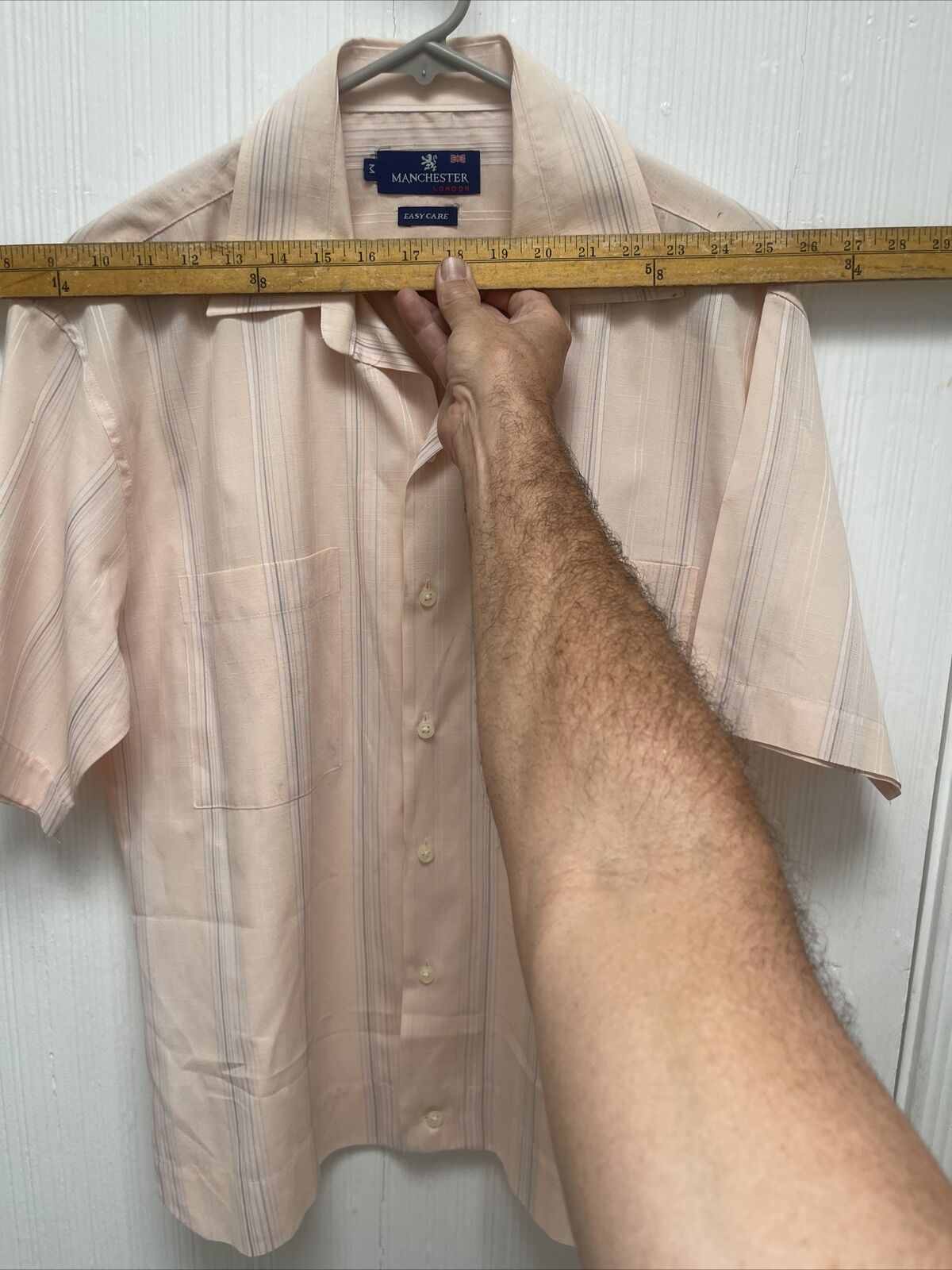 VIntage Tailored Silk Mens Shirt Manchester Londo… - image 6